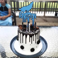 “Name is 11” Personalised Boys Cake Topper