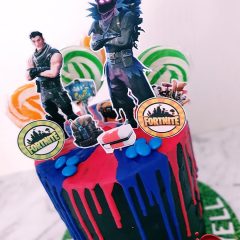 Set of Fortnite Cake Toppers