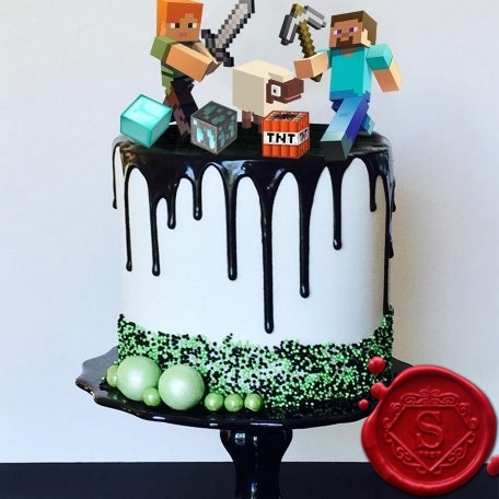 Minecraft Cake Toppers | Sweet House Studios